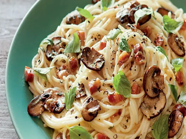Mashroom Carbonara