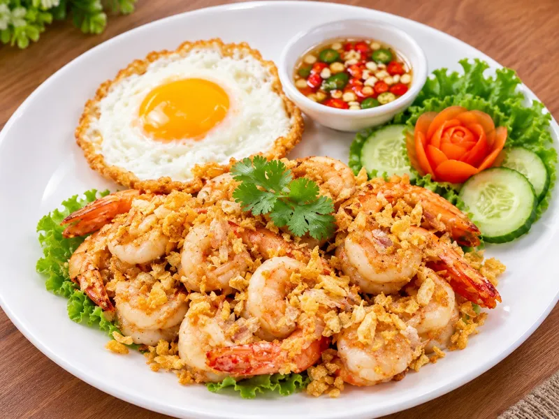 Shrimp Rice Garlic