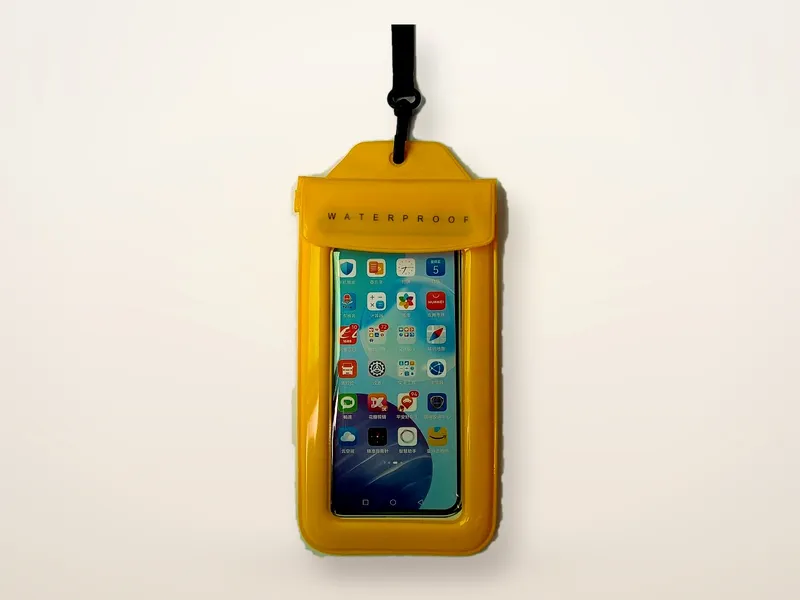 TPU-Water Proof Mobile case Yellow