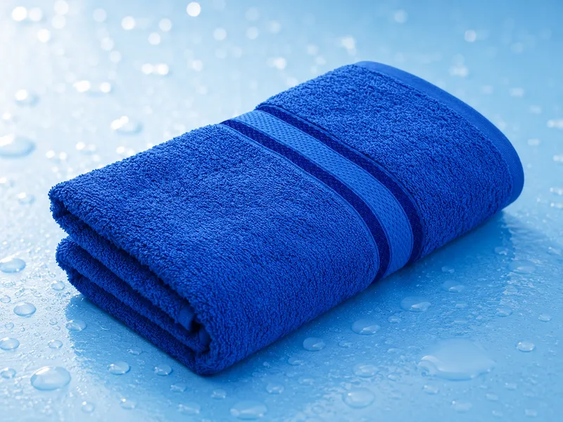 Blue Towel