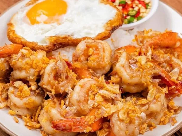 Shrimp Rice Garlic